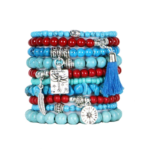 Beaded Stacked Bracelet