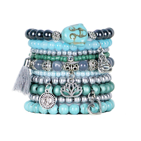 Beaded Stacked Bracelets