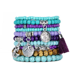 Beaded Stacked Bracelets