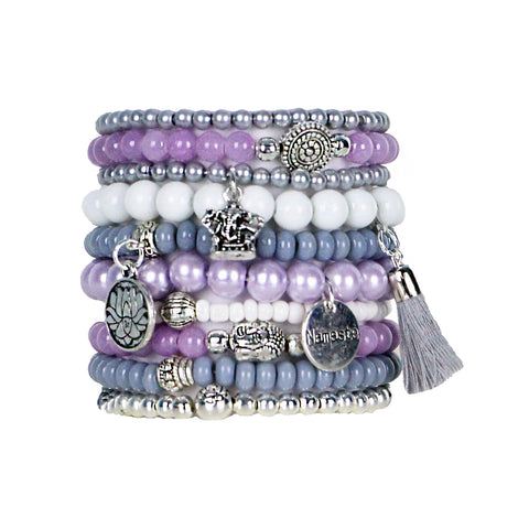 Beaded Stacked Bracelets