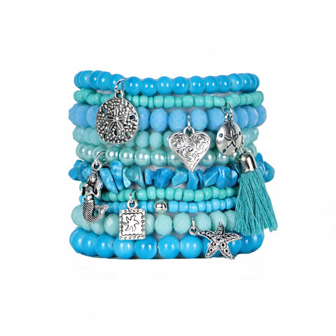 Beaded Stacked Bracelets