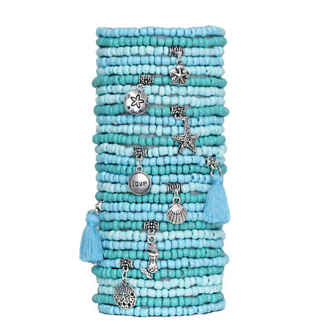 Beaded Stacked Bracelets