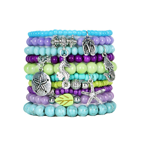 Chloe - Stacked Bracelets Set of 10