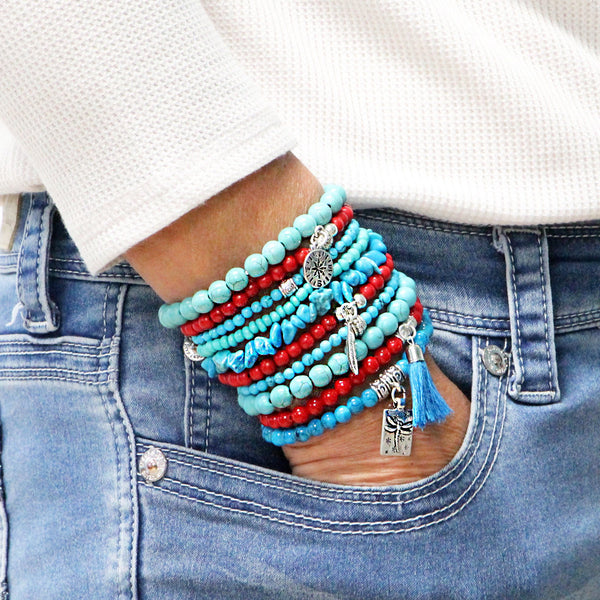 Beaded Stacked Bracelet