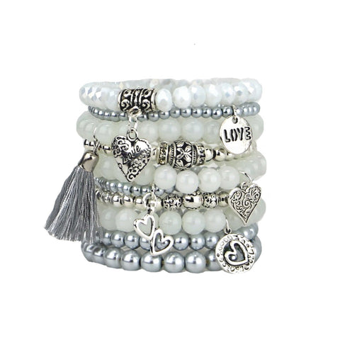 Beaded Stacked Bracelets